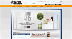 Desktop Screenshot of edil.com